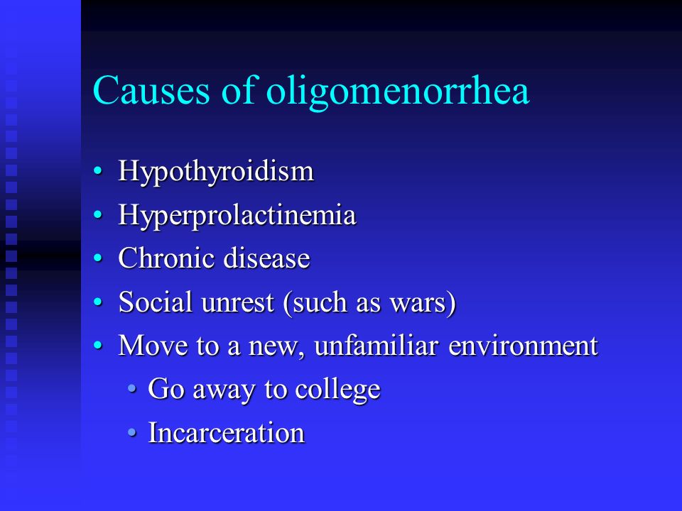 OLIGOMENORRHEA AND ITS HOMOEOPATHIC MEDICINE